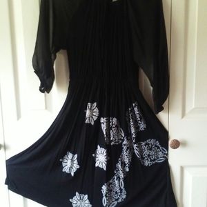 Black dress with cross